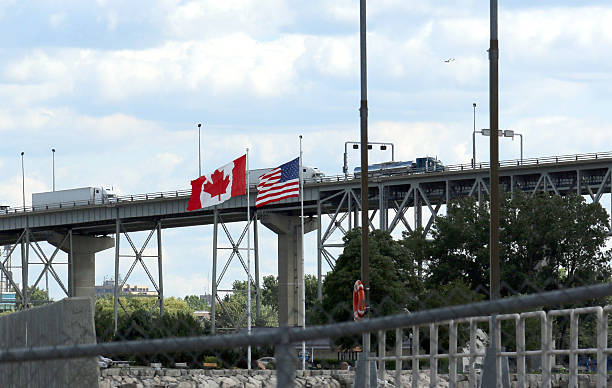 United States and Canada Border
