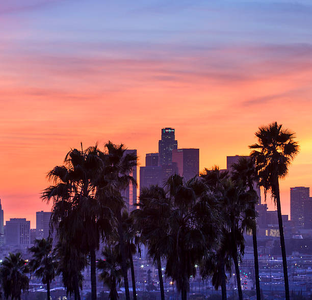 istock Downtown Los Angeles photographed at sunset 515841303
