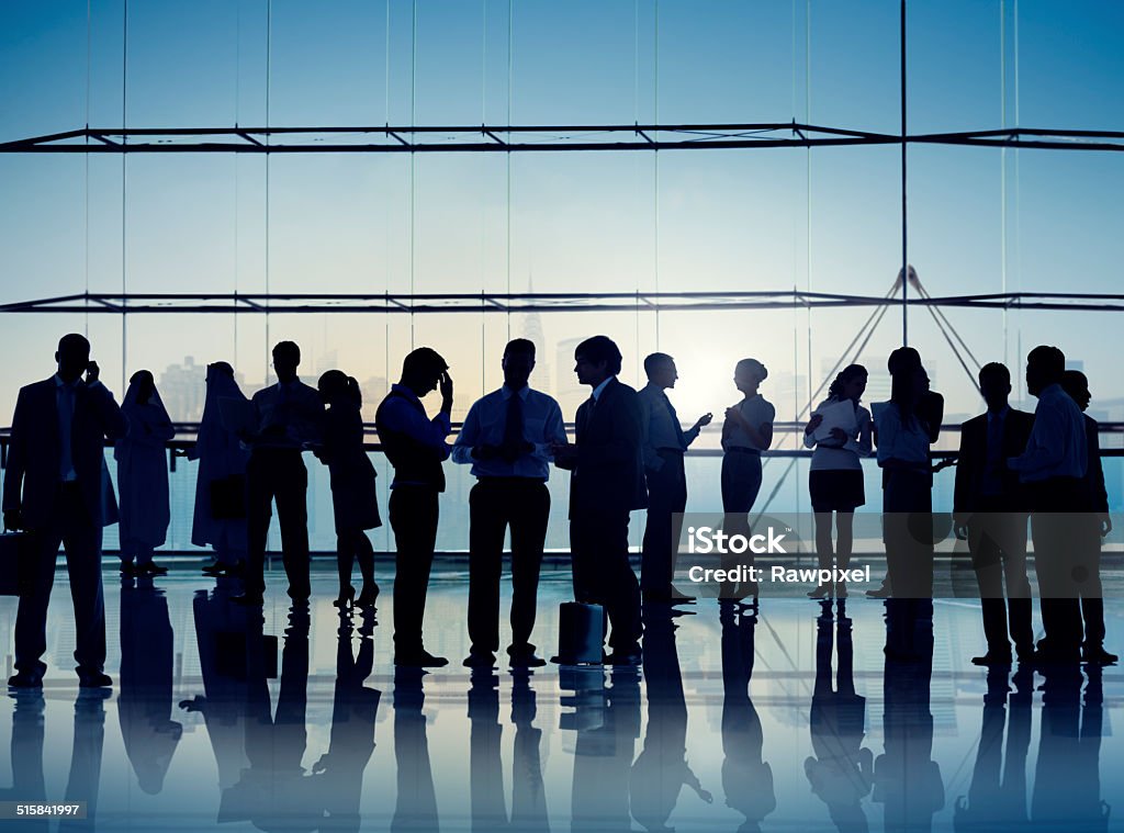 Multiethnic Group of Business People in a Meeting Advice Stock Photo