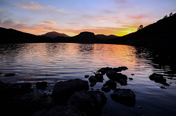 istock Dark Water Lake in Gran Canaria 515849876