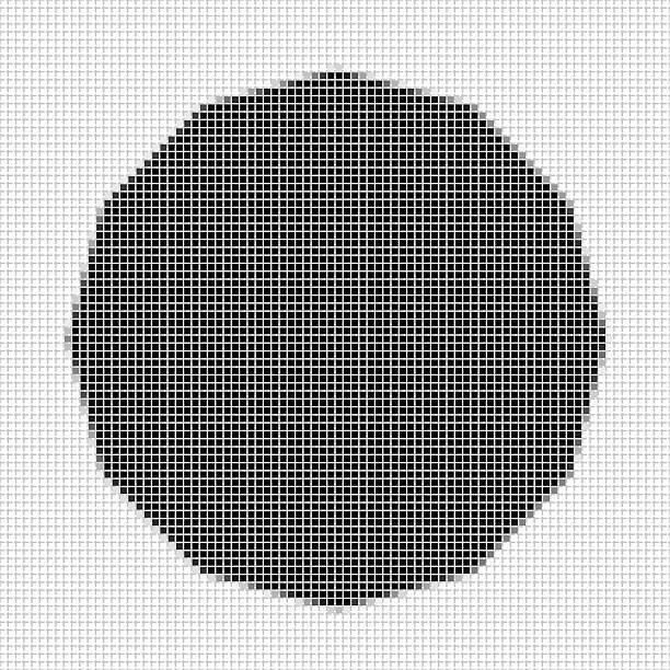 istock Dodecagon. The simple geometric pattern of black squares 515849898