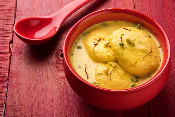traditional rasmalai or ras malai indian dessert, bengali sweet traditional rasmalai indian dessert, indian sweet rasmalai or ras malai, famous bengali sweet malai stock pictures, royalty-free photos & images