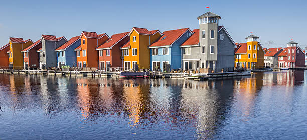 istock Panorama of the Reitdiephaven in Groningen 515855064