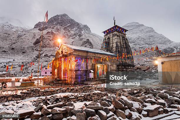 Kedarnath In India Stock Photo - Download Image Now - Uttarakhand, Temple - Building, India