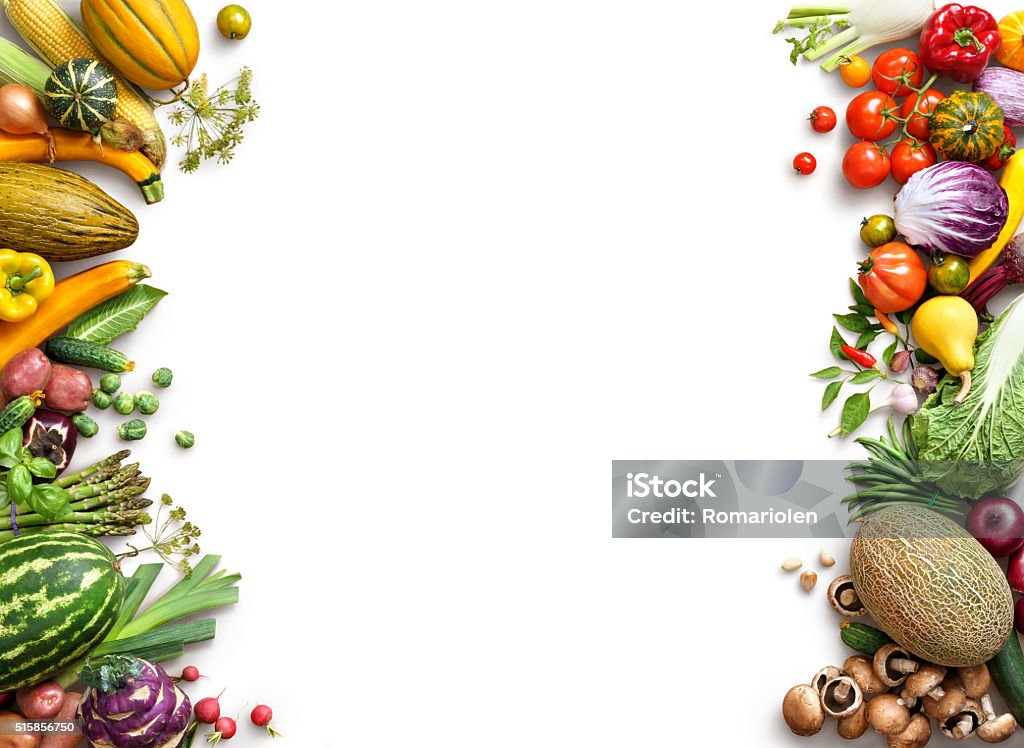 Gesunde Ernährung-Hintergrund. - Lizenzfrei Gemüse Stock-Foto