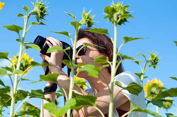 istock Woman and the sunflower 515860988