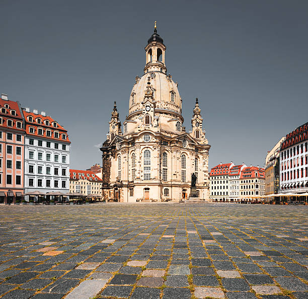 istock Dresden Frauenkirche, toned image 515861593