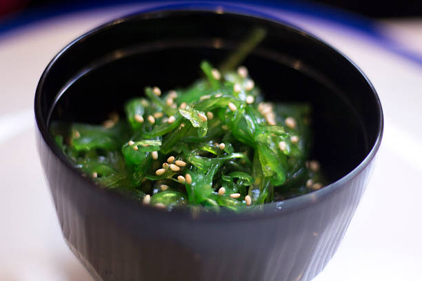 istock Japanese seaweed sushi como wakame 515862386
