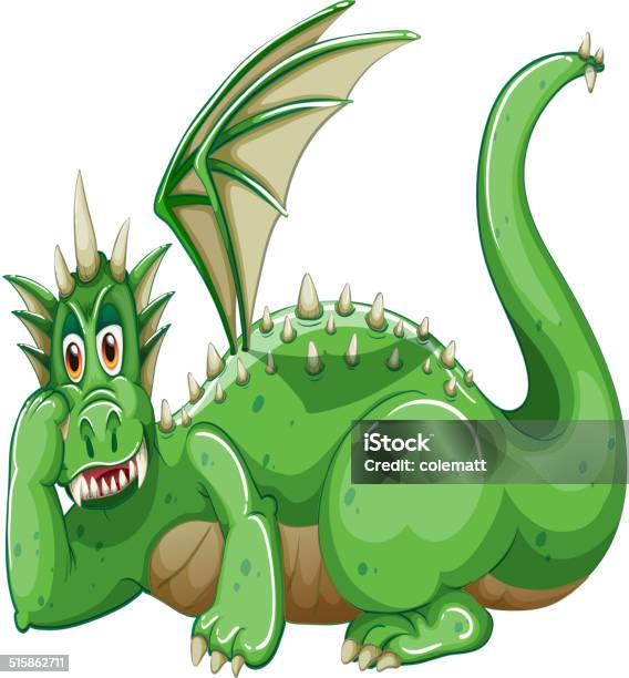 Dragon Stock Illustration - Download Image Now - Animal, Clip Art, Computer Graphic