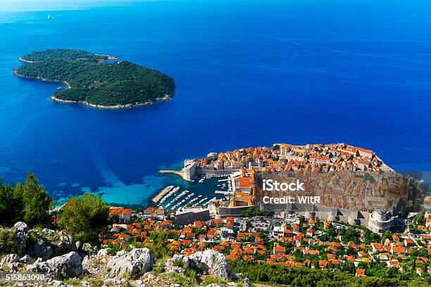 City Of Dubrovnik Stock Photo - Download Image Now - Dubrovnik, Lokrum Island, Stari Grad - Dubrovnik