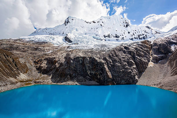 istock Lake Laguna 69 and Chakrarahu mountain 515863780