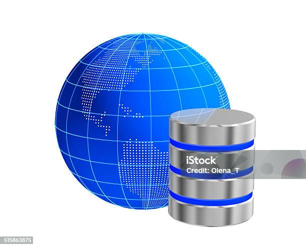 Database Concept Stock Photo - Download Image Now - Abstract, Backup, Cloud Computing