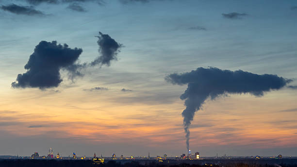 istock Panoramic view of Hannover at evening. 515864390
