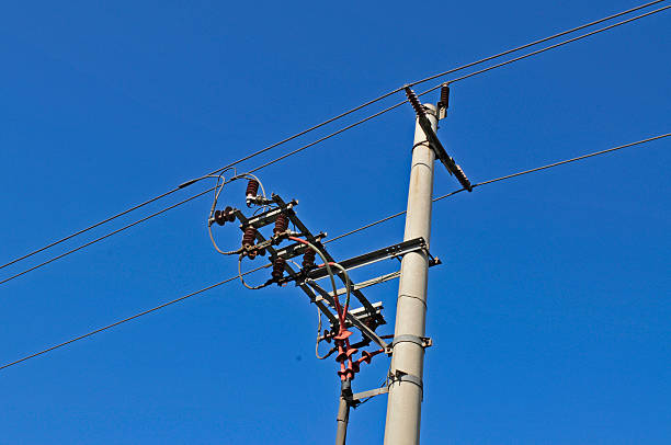 istock Telephone poles and wires 515865893