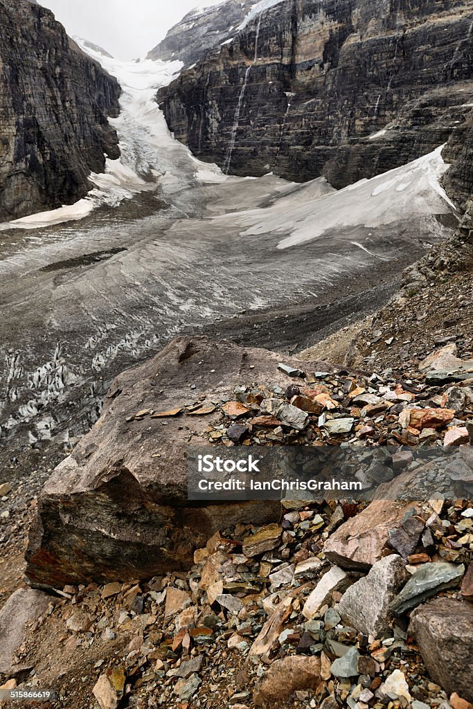 Plain Of The Six Glaciers Landscape featuring the scenery from the Plain of the Six Glaciers hike.  Banff National Park. Alberta Stock Photo