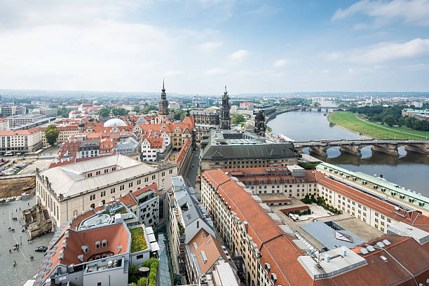istock Cityscape of Dresden and River Elbe 515866963
