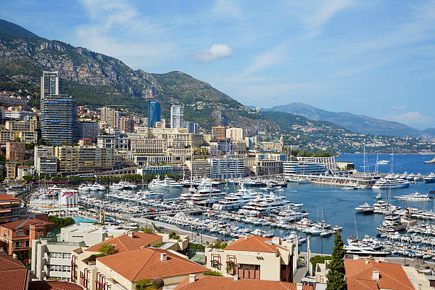 istock Monte Carlo harbor in a summer sunny day, Monaco 515881712