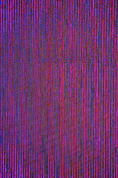 istock pink TV LCD Television broadcast digital noise electronic signal failure 515885302