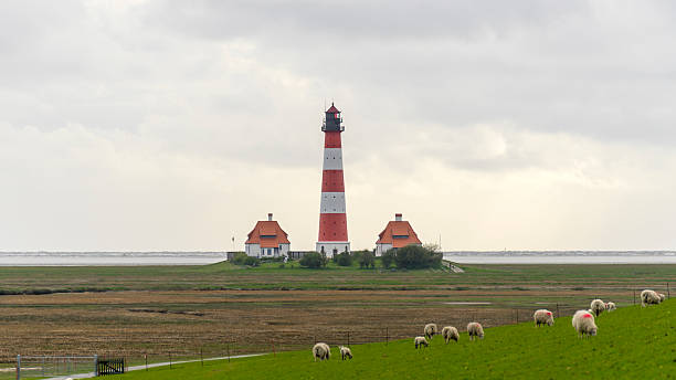 istock Westerheversand Lighthouse in Schleswig-Holstein. 515888818