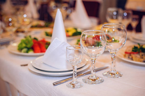istock beautifully served wedding table in a restaurant 515888938