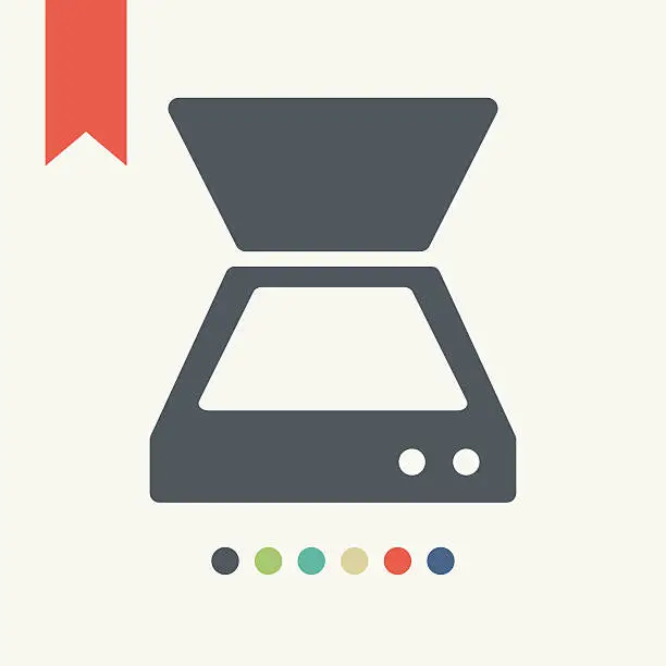Vector illustration of Scanner icon