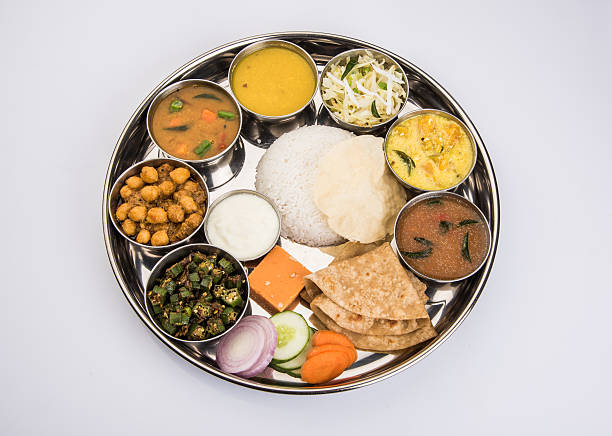 istock indian food platter or Indian Thali, south indian thali 515896166