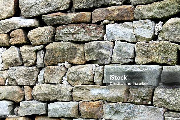 Full Screen Dry Stone Wall Section West Yorkshire England Stock Photo - Download Image Now