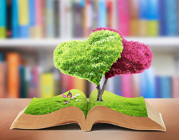 istock Open book of nature 515908571