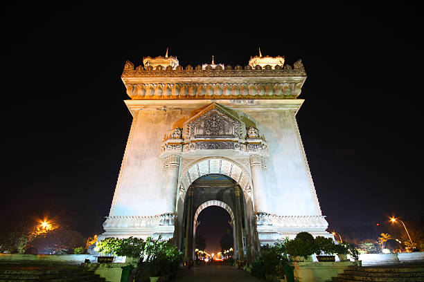 istock Patuxai Victory Monument, Vientiane Laos 515909649