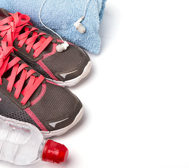 istock Fitness equipment isolated on white background 515910395