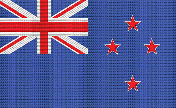 New Zealand flag embroidery design pattern New Zealand flag embroidery design pattern . southern cross stock illustrations