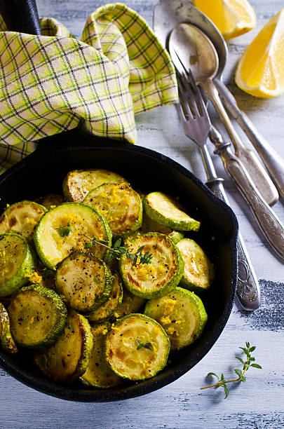 istock Fried zucchini with lemon zest 515914278