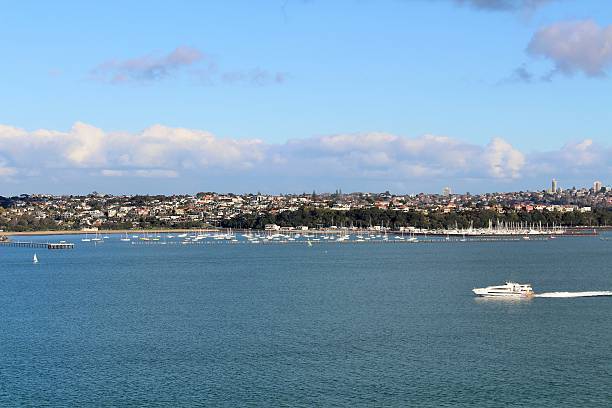 istock Looking across Auckland Harbour 515915012