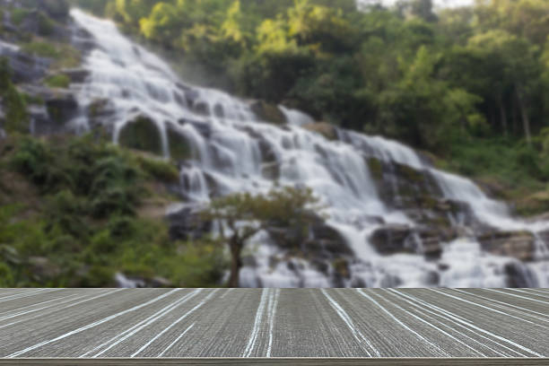 istock waterfall in national park 515916602