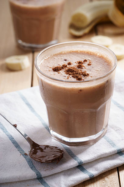 istock Banana smoothie with cocoa 515917446