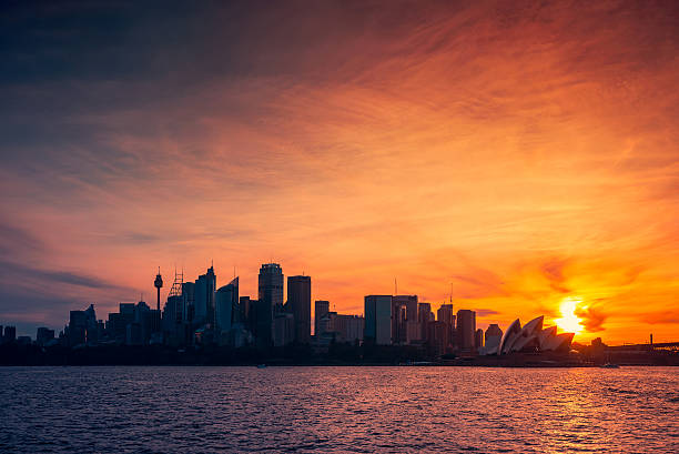 istock Sydney city skyline silhouette 515918592