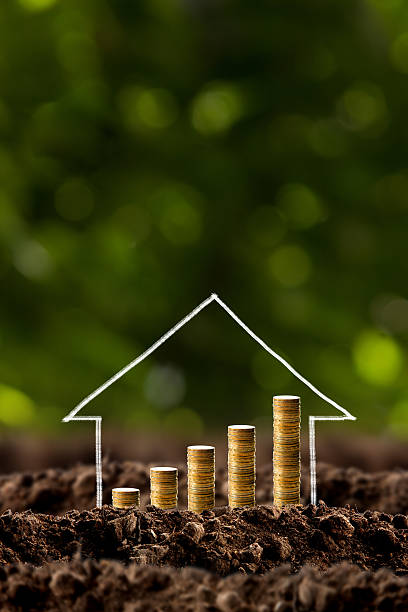 istock Money growing in soil with house 515919622
