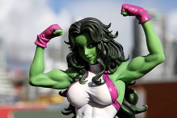 セク�シーなアヴェンジャー - hulk ストックフォトと画像