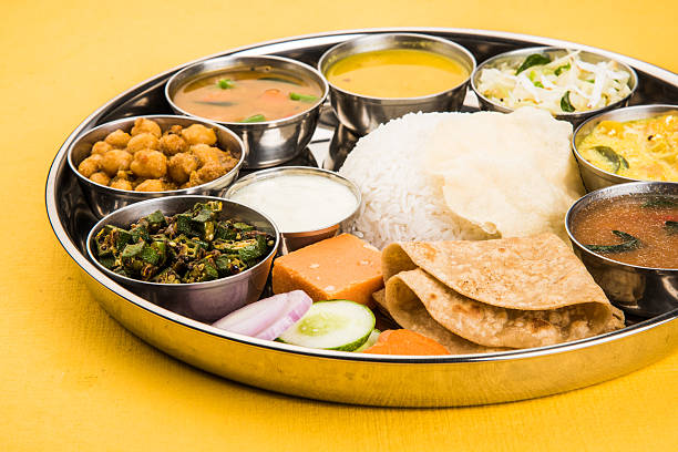 istock indian food platter or Indian Thali, south indian thali 515924006