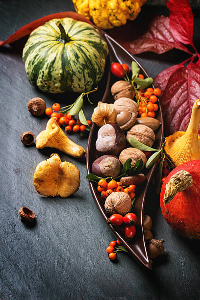 istock Autumn background with pumpkins 515924147