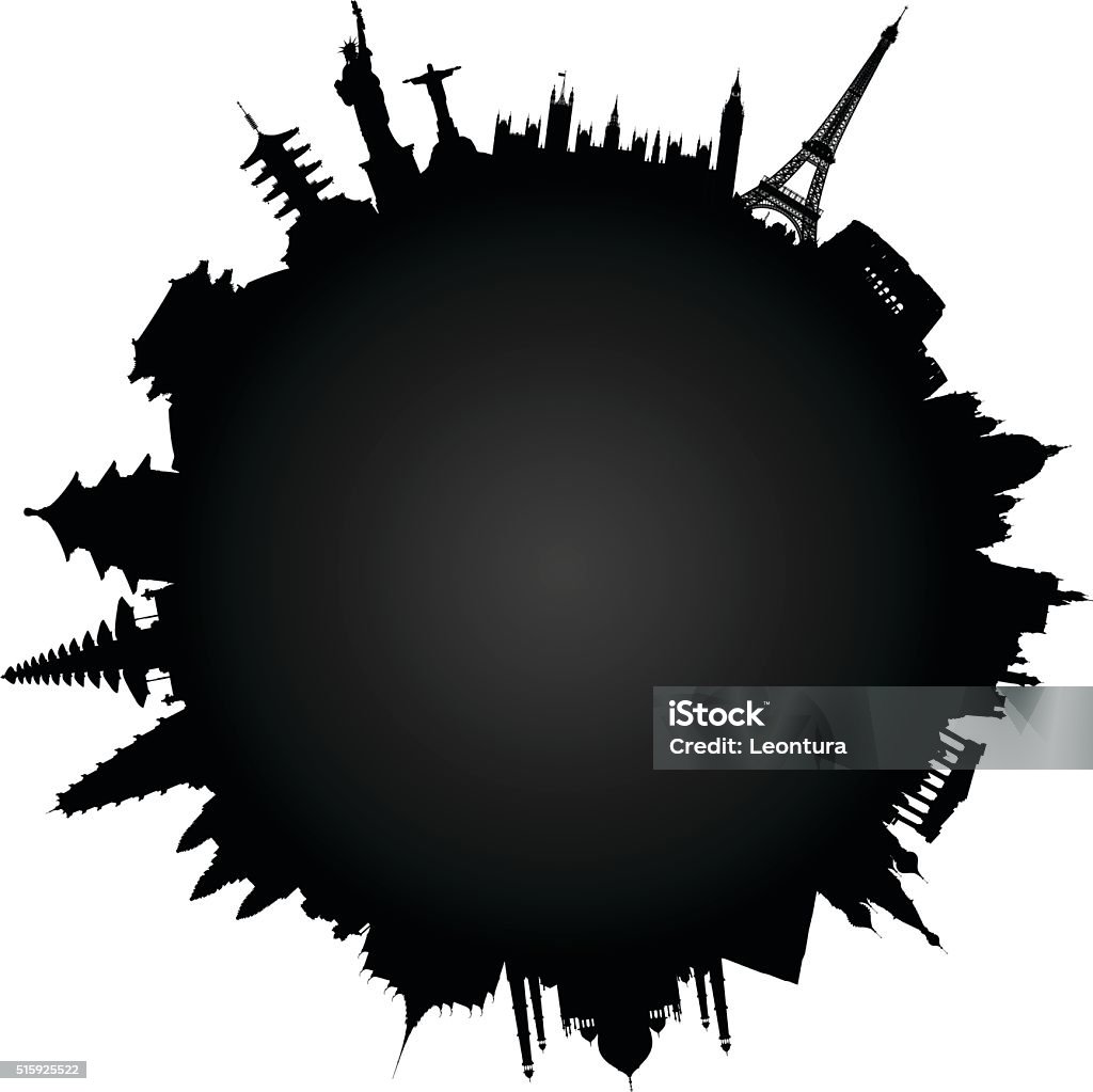 World Monuments (Buildings Are Detailed, Moveable and Complete) World of monuments. Germany stock vector