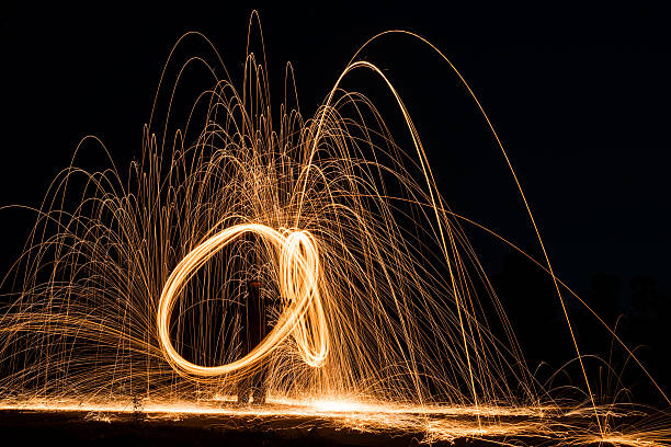 istock Steel wool light painting 515927316
