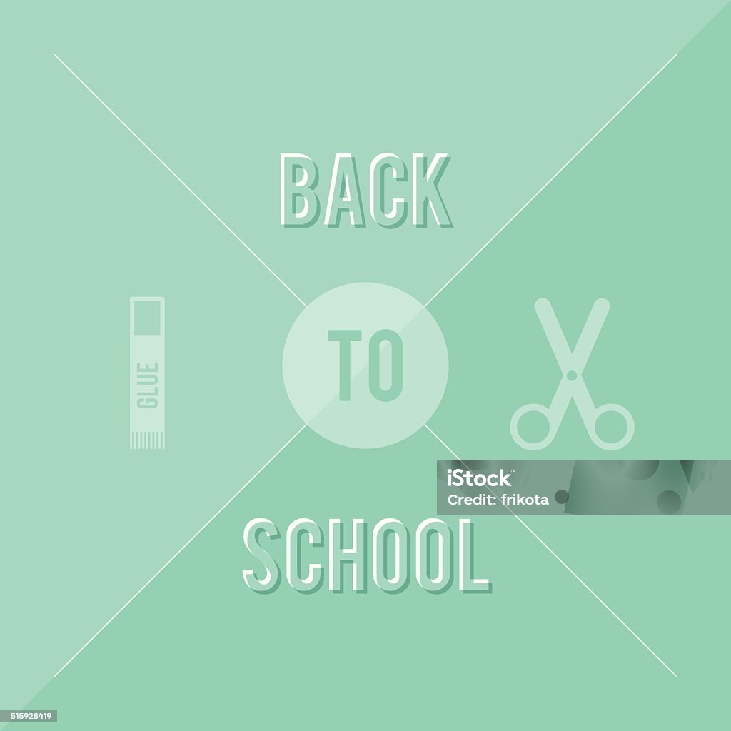 Back to school Art And Craft stock vector