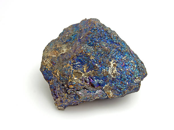 istock Peacock Ore, a variety of Chalcopyrite 515958279