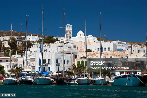 Traditional Fishing Village Adamas On Milos Island Greece Stock Photo - Download Image Now