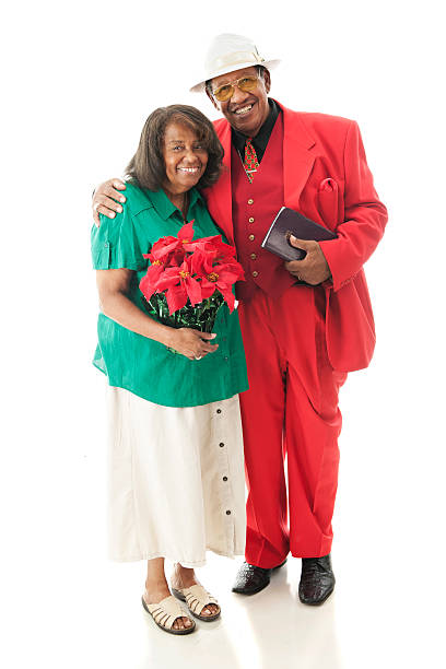 Senior Christmas Couple