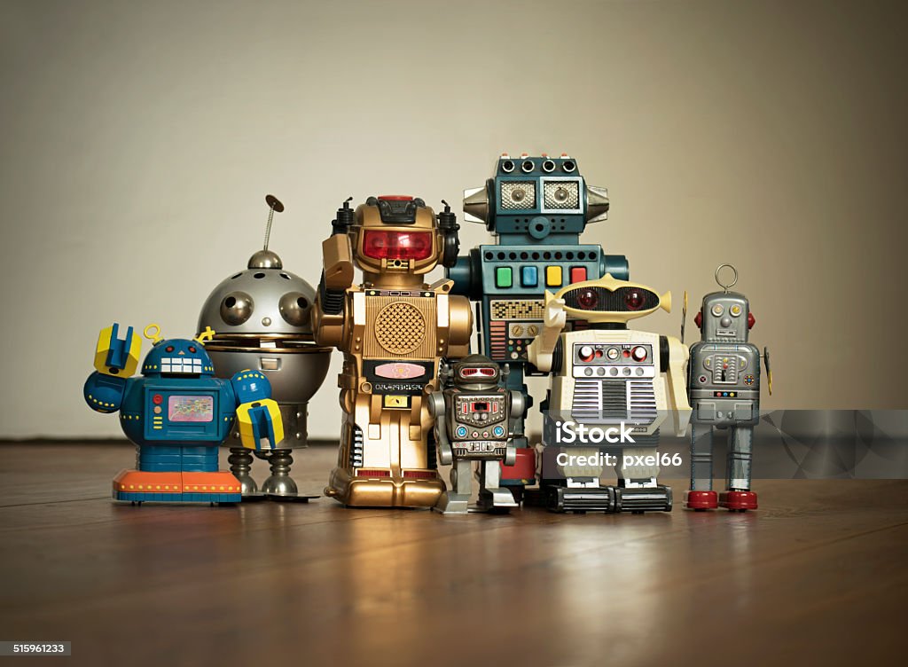 Robot Family Pic Robots Robot Stock Photo