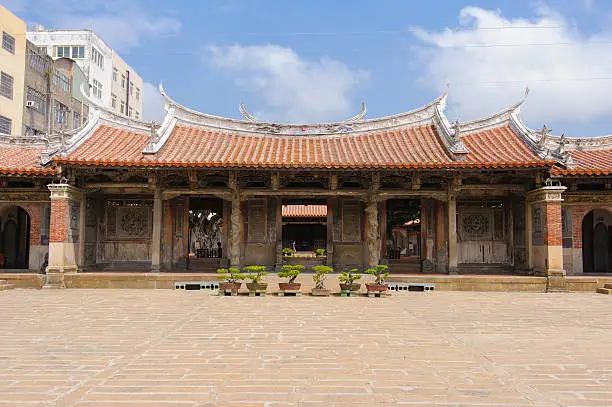 A famous traditional chinese temple