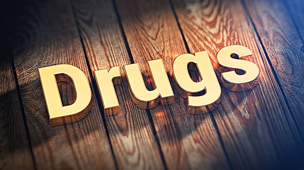 istock Word Drugs on wood planks 515963778