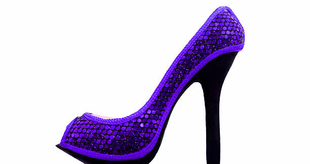 istock Purple High Heel Shoe 515964157
